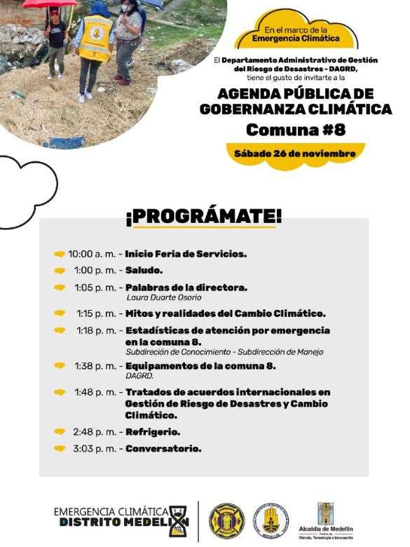 Participa en la Agenda Pública de Gobernanza Climática