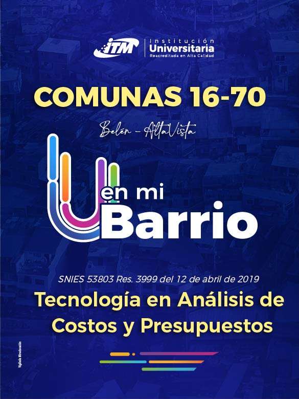 Estudia Cerca a Tú Casa Análisis de Costos y Presupuestos